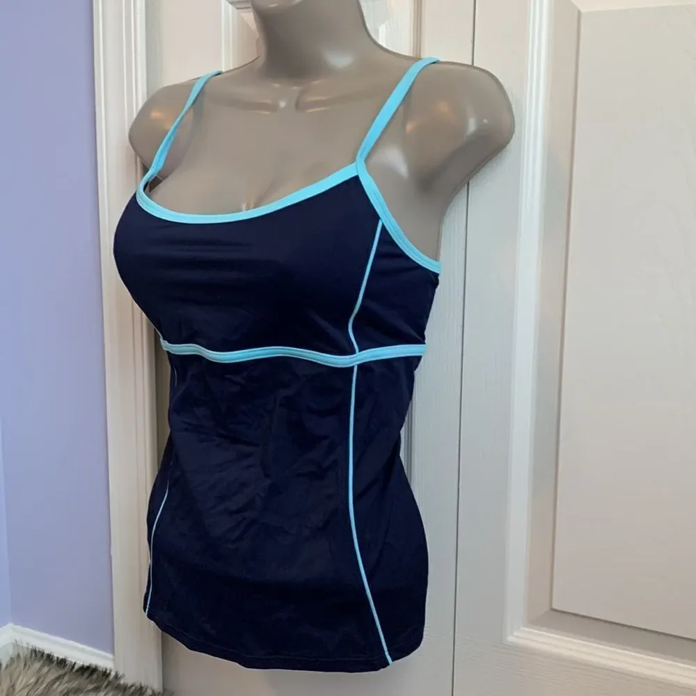 Lands’ End Swimsuit Top Bra Swimwear 4